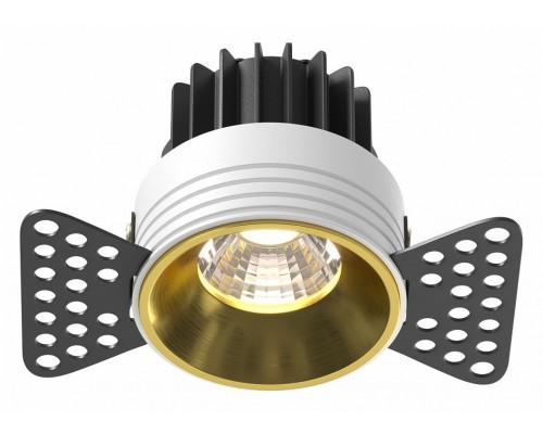 Встраиваемый светильник Maytoni Technical Round DL058-7W4K-TRS-BS