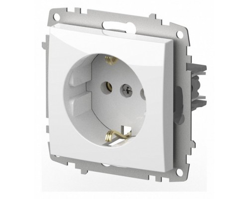 Розетка с заземлением, без рамки Elbi Eleсtriс Zena Vega 609-015600-217