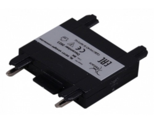 Соединитель линейный для треков RL 06101 straight connector BK Соединитель линейный для треков RL 06101 straight connector BK