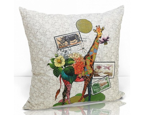 Подушка декоративная (49x49 см) Giraffe Подушка декоративная (49x49 см) Giraffe