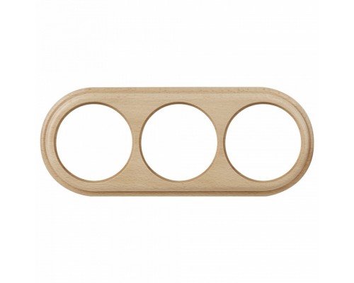 Рамка на 3 поста Werkel Legend W0035224 (светлый бук) Рамка на 3 поста Werkel Legend W0035224 (светлый бук)