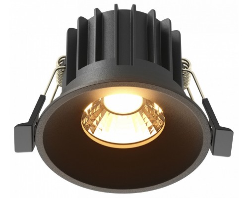 Встраиваемый светильник Maytoni Technical Round DL058-12W2.7K-B