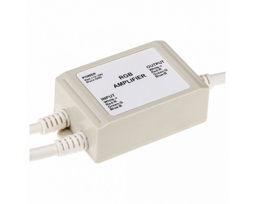 Усилитель RGB Arlight LN-12A LN-12A-W (12/24V, 144/288W) Усилитель RGB Arlight LN-12A LN-12A-W (12/24V, 144/288W)