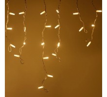 Бахрома световая [2.4x0.6 м] Edge ARD-EDGE-CLASSIC-2400x600-WHITE-88LED-FLASH WARM (230V, 6W)
