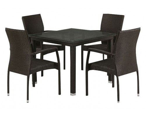 Набор уличный T257A/Y379A-W53 Brown 4Pcs Набор уличный T257A/Y379A-W53 Brown 4Pcs