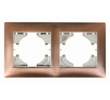Рамка на 2 поста Gusi Electric BRAVO С1020-038