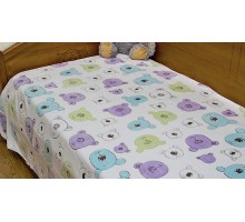 Плед (150х200 см) Разноцветные кошки