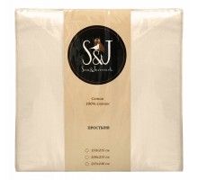Простыня полутороспальная S&J S
