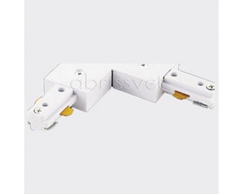 Соединитель угловой L-образный для треков Italline WSO WSO 74 white Соединитель угловой L-образный для треков Italline WSO WSO 74 white
