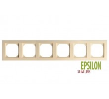 Рамка на 6 постов LIREGUS EPSILON 28-0886