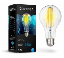 Лампа светодиодная Voltega Crystal E27 15Вт 4000K 