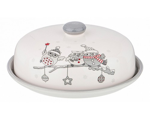 Блюдо с крышкой (23х10 см) Совята 230-368