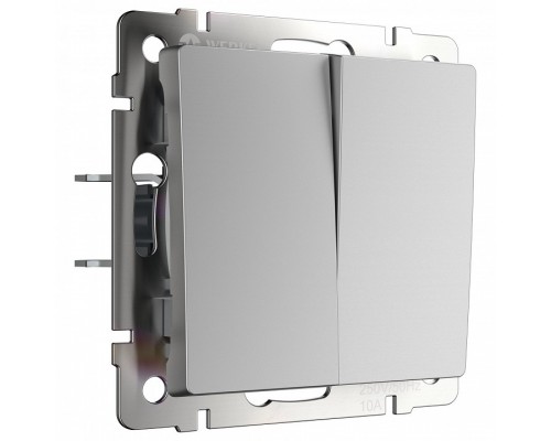 Выключатель двухклавишный без рамки Werkel W112 1 W1120006 Выключатель двухклавишный без рамки Werkel W112 1 W1120006