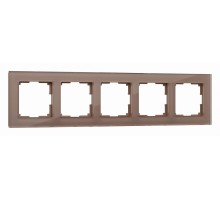 Рамка на 5 постов Werkel Favorit (латте, стекло) W0051142