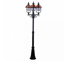 Фонарный столб Arte Lamp Barcelona A1486PA-3BK