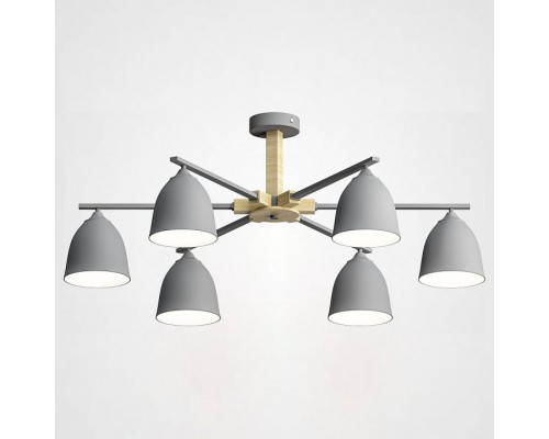 Люстра на штанге Imperiumloft Noa Gray By Imperiumloft NOA01