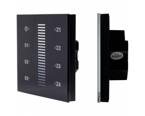 Панель-диммера сенсорная встраиваемая Arlight SR-2300 SR-2300TS-IN Black (DALI, DIM) Панель-диммера сенсорная встраиваемая Arlight SR-2300 SR-2300TS-IN Black (DALI, DIM)