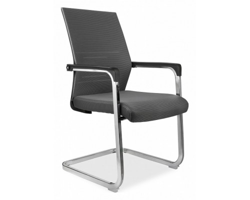 Кресло RCH D818 Серая сетка на полозьях Кресло RCH D818 Серая сетка на полозьях