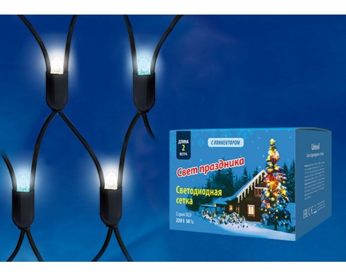 Сеть световая Uniel ULD-N2015 ULD-N2015-288/SBK WHITE-BLUE IP67 Сеть световая Uniel ULD-N2015 ULD-N2015-288/SBK WHITE-BLUE IP67