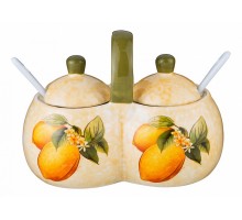 Банка для пищевых продуктов (17х10х13 см) Лимоны 358-1361