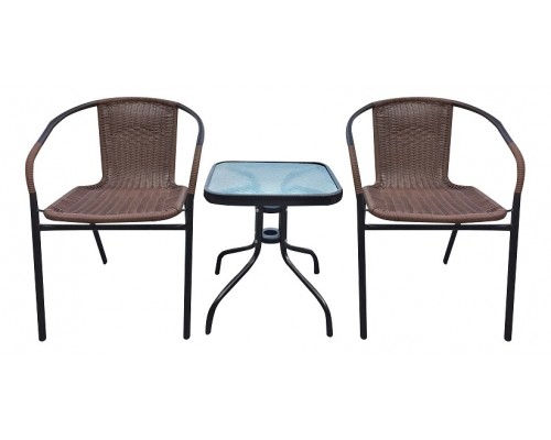Набор уличный Асоль-3А TLH-037AR2/055S-45х45 Cappuccino 2Pcs