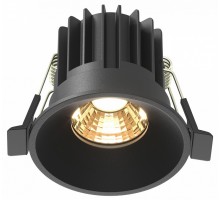 Встраиваемый светильник Maytoni Technical Round DL058-7W2.7K-B