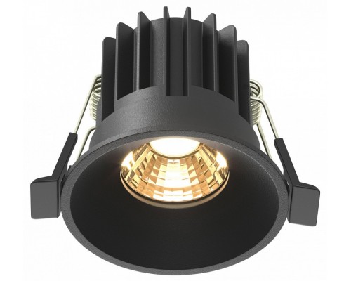 Встраиваемый светильник Maytoni Technical Round DL058-7W2.7K-B