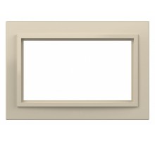 Рамка для двойной розетки Elbi Eleсtriс Zena 608-010300-908
