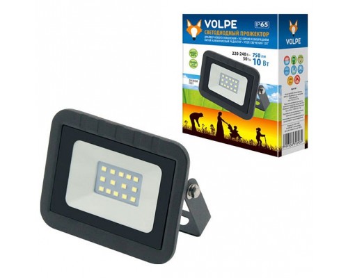 Светильник на штанге Volpe ULF-Q511 ULF-Q511 10W/DW IP65 220-240В BLACK картон Светильник на штанге Volpe ULF-Q511 ULF-Q511 10W/DW IP65 220-240В BLACK картон