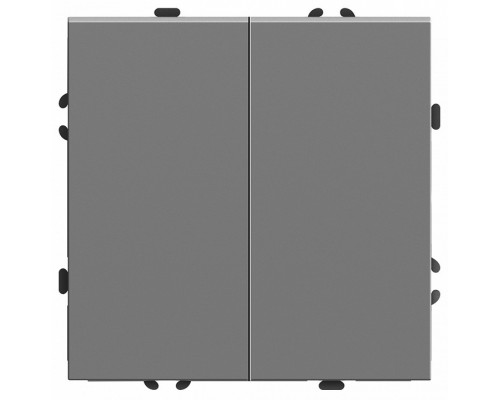 Выключатель двухклавишный без рамки Stekker RSW10-5104-10 49944