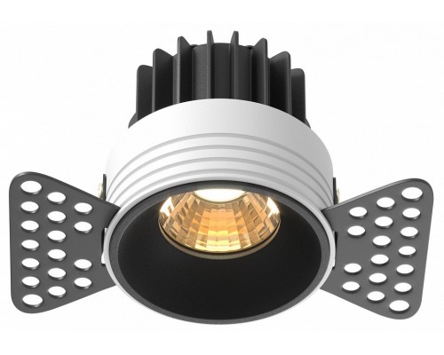 Встраиваемый светильник Maytoni Technical Round DL058-7W2.7K-TRS-B