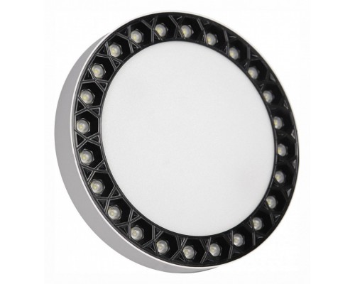 Накладной светильник iLedex Technical Mercury 5552-36W-D217-3/4K-WH+BK