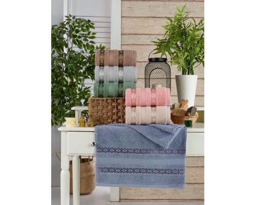 Набор из 6 полотенец для лица Slow cotton Набор из 6 полотенец для лица Slow cotton
