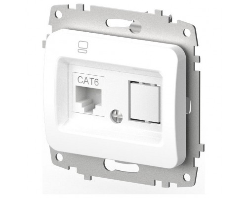Розетка Ethernet RJ-45 без рамки Elbi Eleсtriс Jazz 607-000200-247