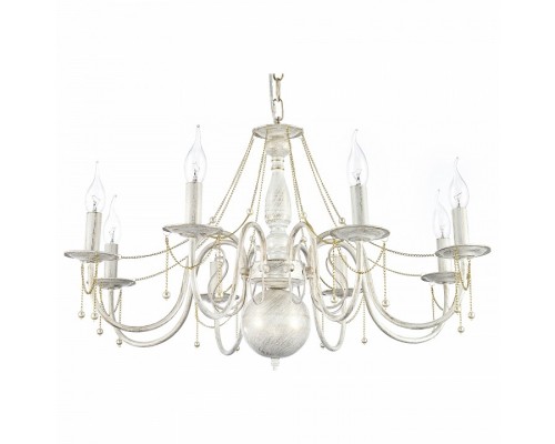Подвесная люстра Arti Lampadari Camerino Camerino E 1.1.8 WG Подвесная люстра Arti Lampadari Camerino Camerino E 1.1.8 WG