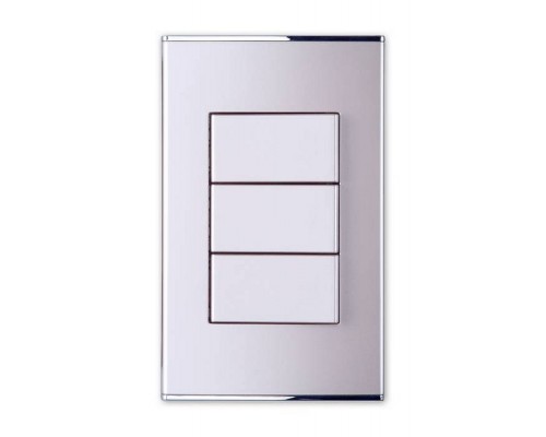 Выключатель двухклавишный Imex Parthenon Silver WRC 2423