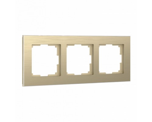 Рамка на 3 поста Werkel Aluminium W0031711 (шампань) Рамка на 3 поста Werkel Aluminium W0031711 (шампань)