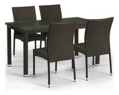 Набор уличный Морте T256A/Y380A-W53 Brown 4Pcs Набор уличный Морте T256A/Y380A-W53 Brown 4Pcs