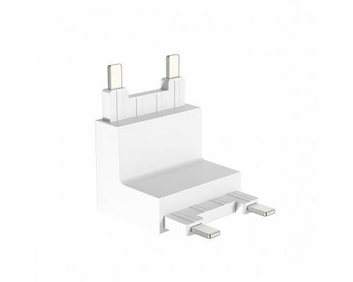 Соединитель угловой L-образный для треков накладных SWG PRO SLIM CN-SLIM-WH-TL Соединитель угловой L-образный для треков накладных SWG PRO SLIM CN-SLIM-WH-TL