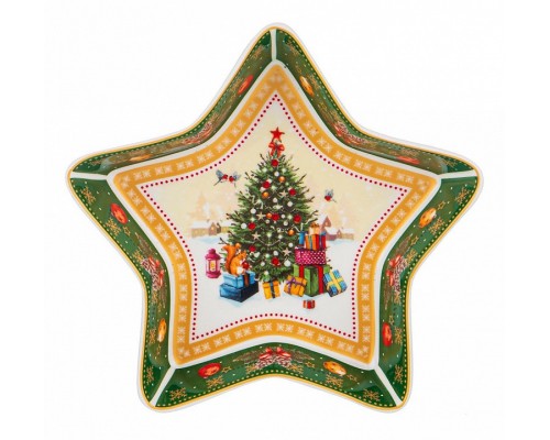 Блюдо декоративное (17.5x17.5x3.5 см) Christmas collection 85-1610