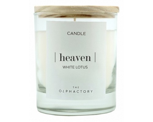 Свеча ароматическая (9.8 см) The Olphactory HEAVEN Белый лотос VV401WLTO
