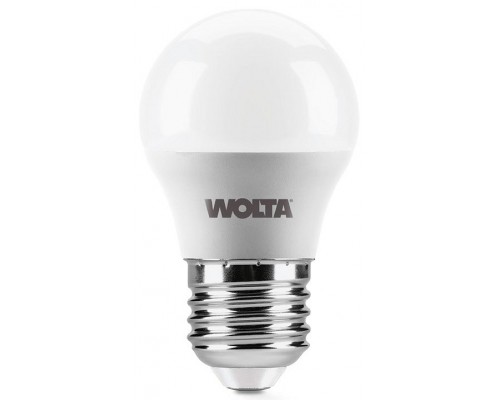 Лампа светодиодная Wolta  E27 7.5Вт 6500K 25W45GL7.5E27