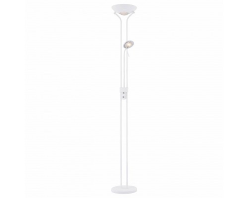 Торшер с подсветкой Arte Lamp Duetto A4329PN-2WH