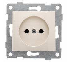 Розетка без заземления и со шторкой, без рамки Gusi Electric BRAVO С10Р2-003