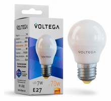 Лампа светодиодная Voltega Simple E27 7Вт 2800K 